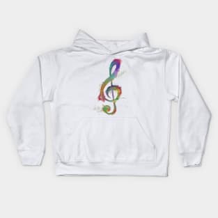 Treble Clef Kids Hoodie